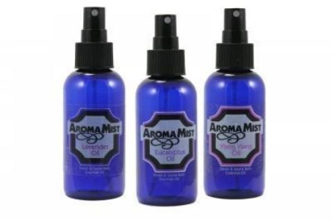 AromaMist Essential Oils 3 Pack, Eucalyptus, Lavender & Ylang Ylang, 4oz bottles