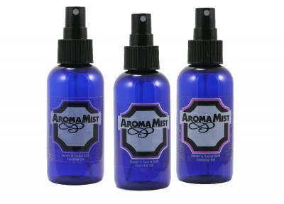 AromaMist Essential Oils 3 Pack, Eucalyptus, Lavender & Spruce, 4oz Bottles