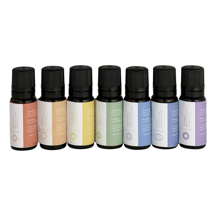 Mr.Steam MS-CHAKRA7 Chakra Aroma Oil, 7-Pack, 10mL