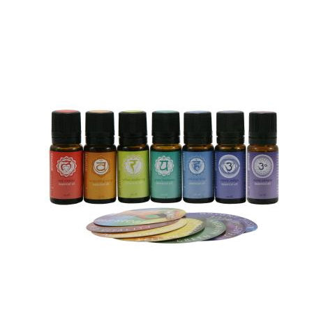 Mr.Steam MS-CHAKRA7 Chakra Aroma Oil, 7-Pack, 10mL