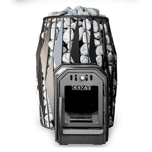 Cozy Heat OG Thru-Wall Sauna Stove - COZYOGTW12, COZYOGTW18