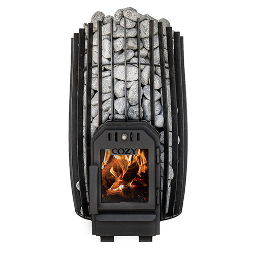 Cozy Heat SW Thru-Wall Sauna Stove - COZYSWTW12, COZYSWTW18