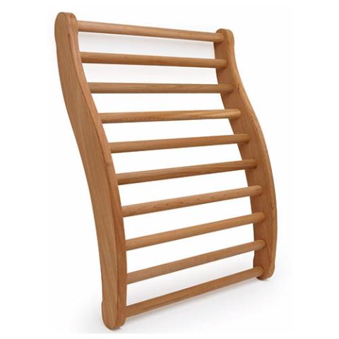Finnmark Ergonomic Cedar Backrest - Canadian Red Cedar Ergonomic S-Shape Sauna Backrest FD-BK1