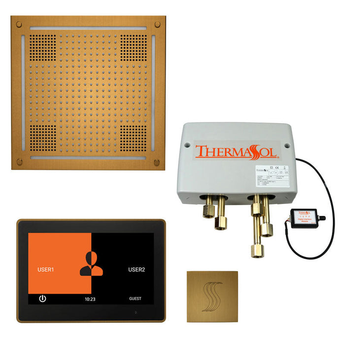 ThermaSol Total Wellness Hydrovive Package with 10" ThermaTouch Square - TWPH10US