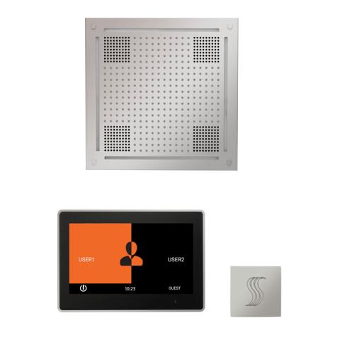 Thermasol Wellness Hydrovive Steam Package with 10" ThermaTouch Square - WHSTP10S