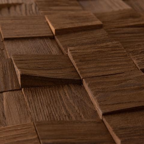 EmotionWood Thermo-Ash, Square 58, Decorative Sauna Wall Panel 310-PNL-SQ58-TASH