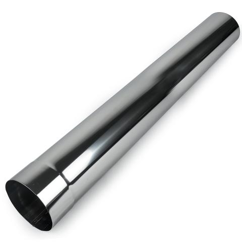 Harvia 3.3ft Single-wall Stove Pipe 4.5" diameter-Stainless Steel - WZ115100
