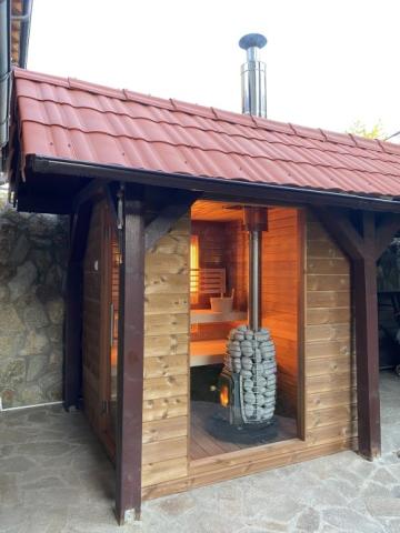 HUUM Thru-Ceiling Sauna Stove Chimney Kit - Stainless Steel SAUNASET-THRU-C