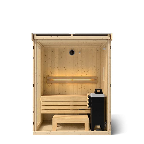 Kohler C1 Indoor Sauna Kit - 2 Person - Scandinavian Spruce