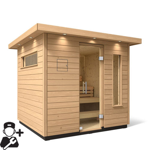 Kohler C2 Outdoor Sauna Kit - 5 Person - Douglas Fir