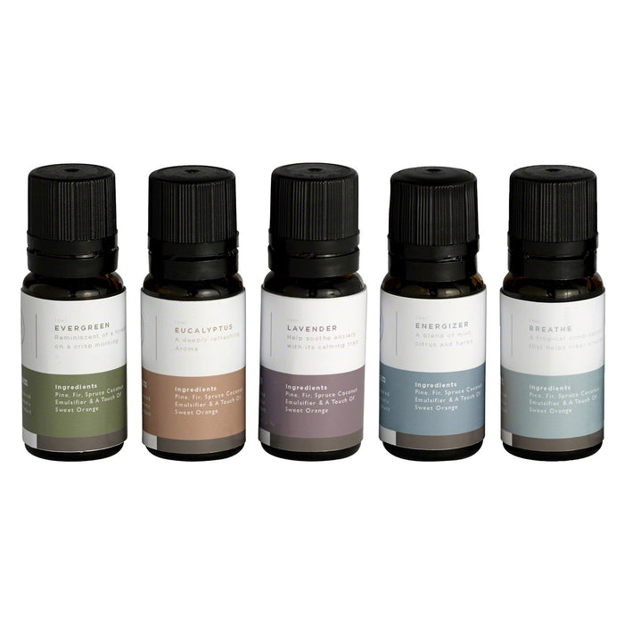 Mr. Steam 5-Packs of Multi Essential Aroma Oil Package in 10 mL Bottle MS ESSENTIAL 5