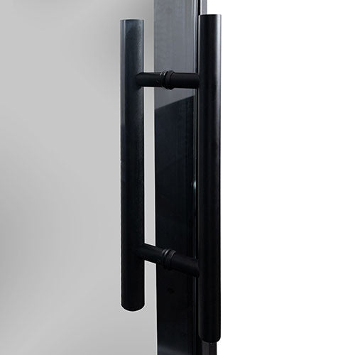 PROSAUNAS Tinted Glass Sauna Door, Black Alder, 24x73 - 128153 | 128159
