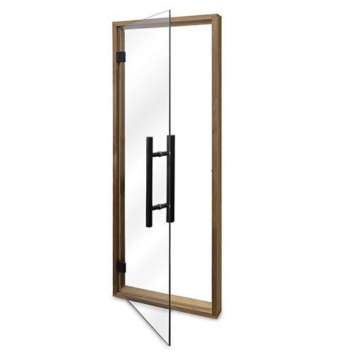 PROSAUNAS Clear Glass Sauna Door, Thermo-Aspen, 24x73 - 128158 | 128164