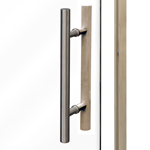 PROSAUNAS Clear Glass Sauna Door, Aspen, 24x81 - 128168 | 128174