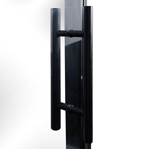 PROSAUNAS Clear Glass Sauna Door, Black Alder, 24x81 - 128166 | 128172