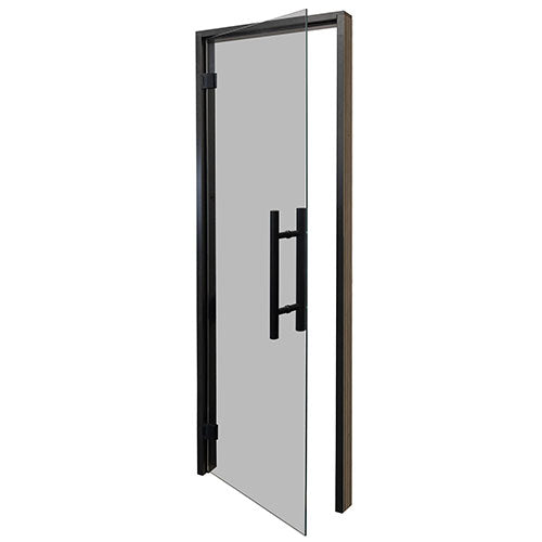 PROSAUNAS Tinted Glass Sauna Door, Black Alder, 24x81 - 128165 | 128171