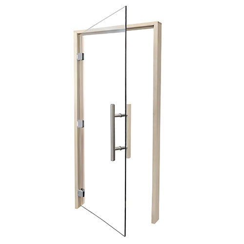PROSAUNAS Clear ADA Glass Sauna Door, Aspen, 36x81 - 128180 | 128186