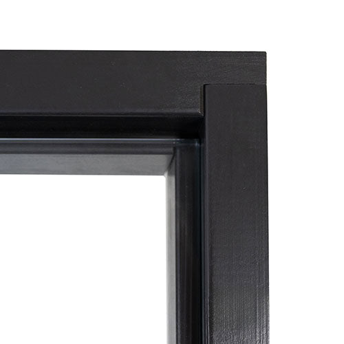 PROSAUNAS Clear ADA Glass Sauna Door, Black Alder, 36x81 - 128178 | 128184