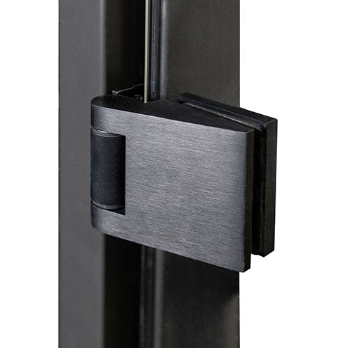 PROSAUNAS Clear ADA Glass Sauna Door, Black Alder, 36x81 - 128178 | 128184