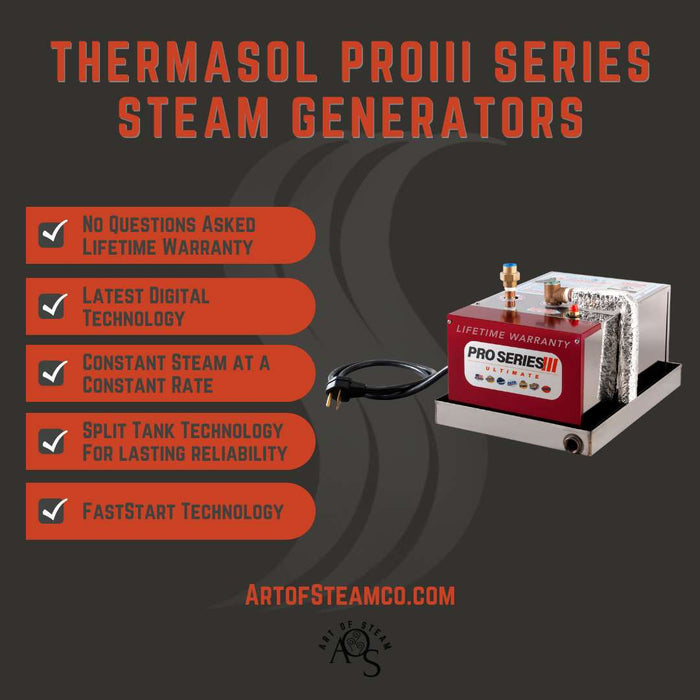 ThermaSol PROIII-84 Steam Generator Pro Series Ultimate