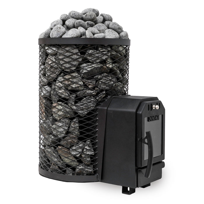 Cozy Heat O Thru-Wall Sauna Stove - COZYOTW12, COZYOTW18