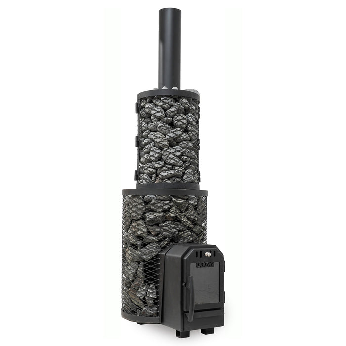 Cozy Heat O Thru-Wall Sauna Stove - COZYOTW12, COZYOTW18