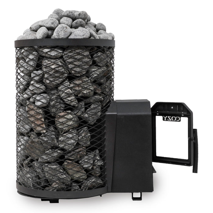 Cozy Heat O Thru-Wall Sauna Stove - COZYOTW12, COZYOTW18