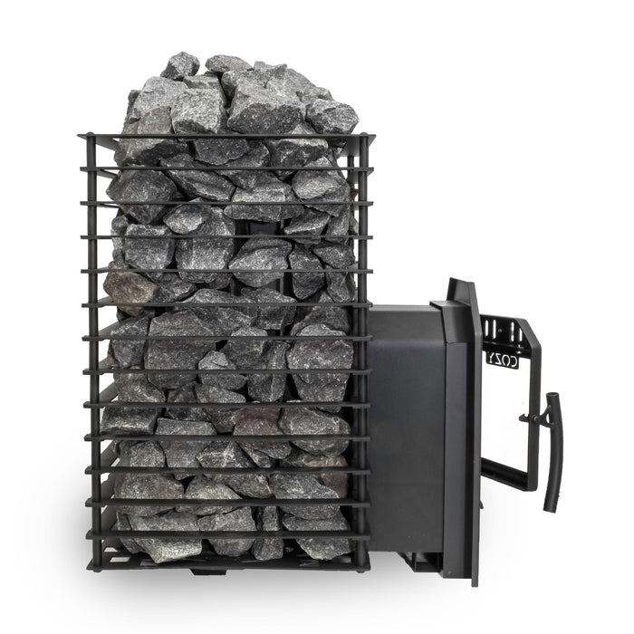 Cozy Heat Quattro Thru-Wall Sauna Stove - COZYQUATTROTW12, COZYQUATTROTW18