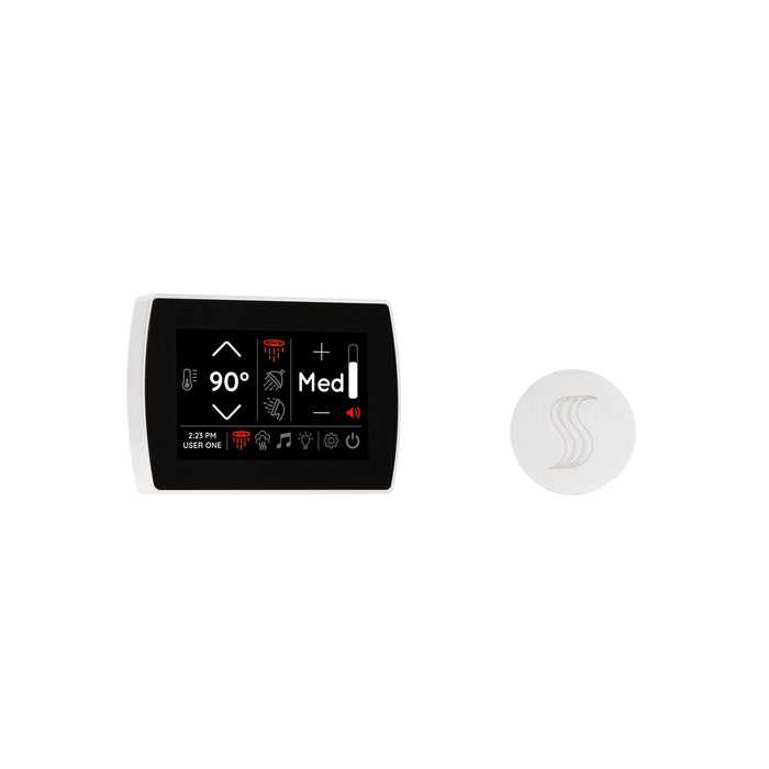 Thermasol Signatouch Control and Steam Head Kit Round - STCM-SVRD