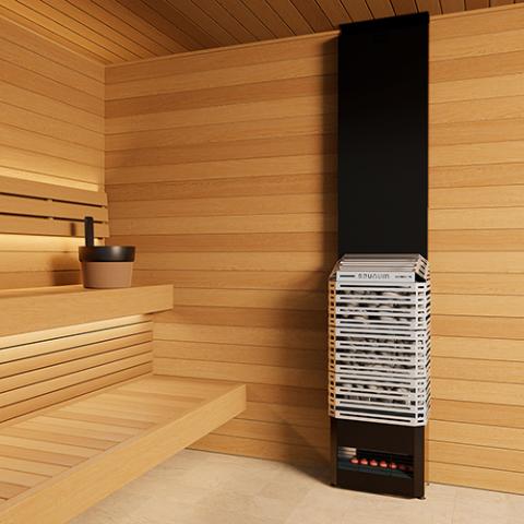 Saunum 9.6kW Electric Sauna Heater w/ Heat Equalizer | AIR 10S/AIR10B