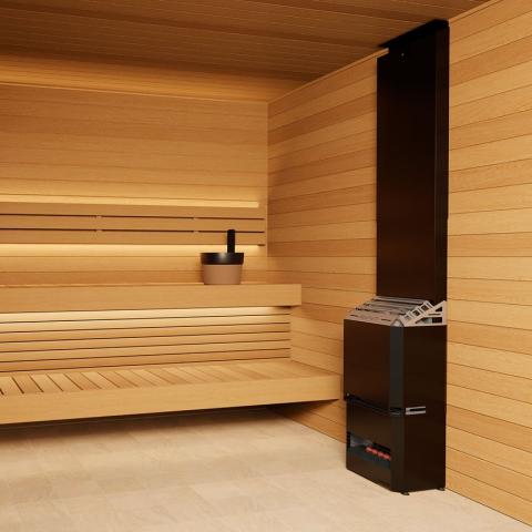 Saunum 6.4kW Electric Sauna Heater w/ Heat Equalizer | AIR 7S/AIR7B