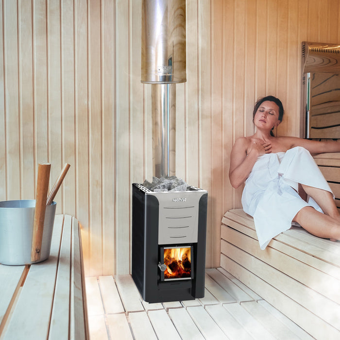 Harvia PRO 20 24kW Wood Burning Sauna Stove - WK200