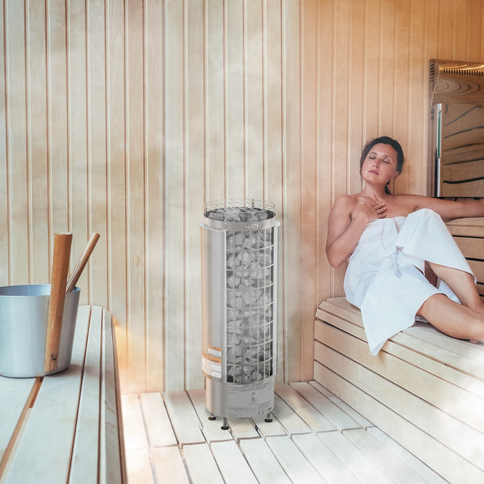 Harvia Cilindro Half Series Electric Sauna Heater  - PC60E/PC80E/PC90E/PC110E