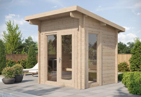 SaunaLife Outdoor Sauna Model G4 - Garden Series - SL-MODELG4