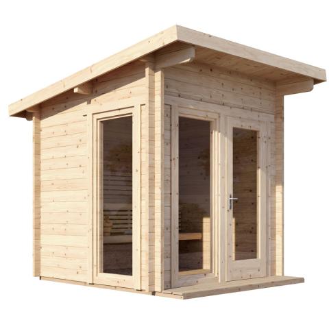 SaunaLife Outdoor Sauna Model G4 - Garden Series - SL-MODELG4