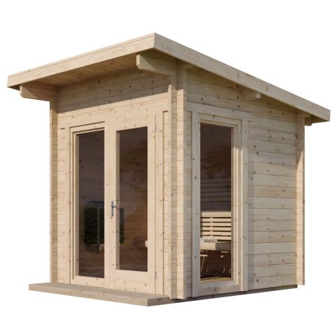 SaunaLife Outdoor Sauna Model G4 - Garden Series - SL-MODELG4