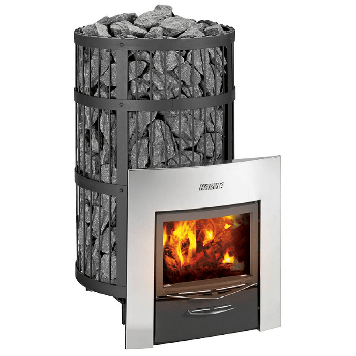 Harvia Legend 300 Duo 23.5kW Wood Burning Sauna Stove/Fireplace Combo - WK300LDLUX