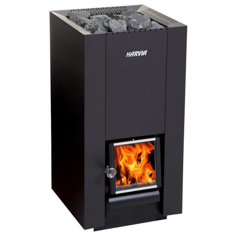 Harvia Linear 28 Wood Burning 22kW Sauna Stove - WK280C