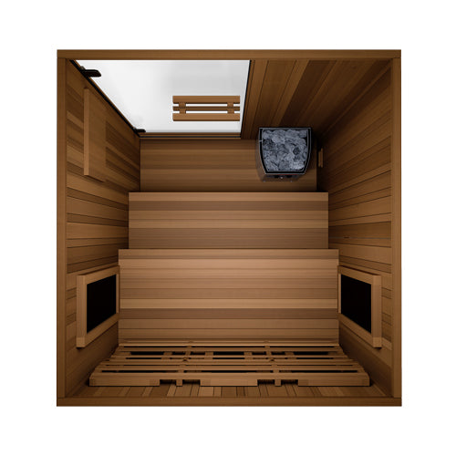 Finnmark Designs Trinity 2-Person Infrared & Traditional Steam Sauna - FD-4