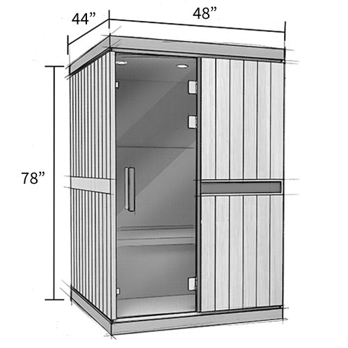 Finnmark Designs 2-Person Full Spectrum Infrared Sauna - FD-KN002