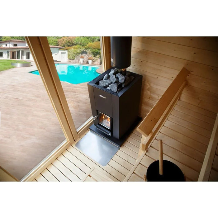 Harvia Linear 22 GreenFlame 15.7kW Wood Burning Sauna Stove - WKLI22GM