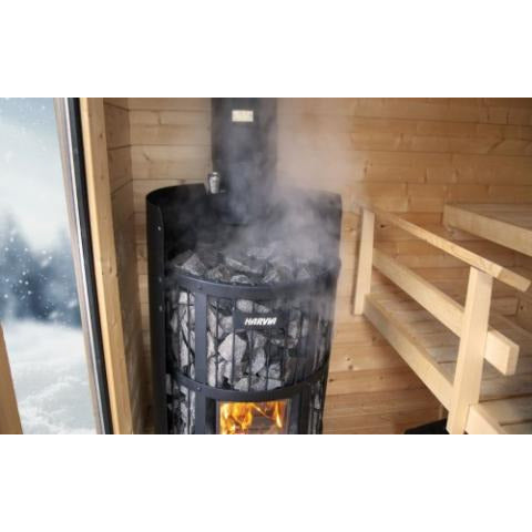 Harvia Legend 240 GreenFlame 15.9kW Wood Burning Sauna Stove - WK200LD