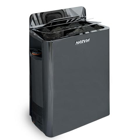 Harvia The Wall 6/8kW Electric Sauna Heater w/ Built-in Controls HSW6U1B/ HSWS6U1B/ HSW8U1B/ HSWS8U1B