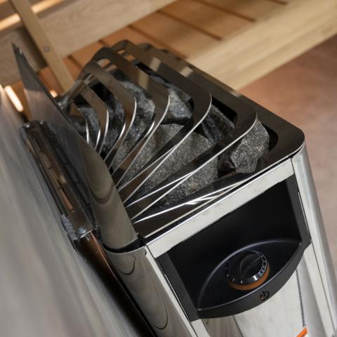 Harvia The Wall 6/8kW Electric Sauna Heater w/ Built-in Controls HSW6U1B/ HSWS6U1B/ HSW8U1B/ HSWS8U1B