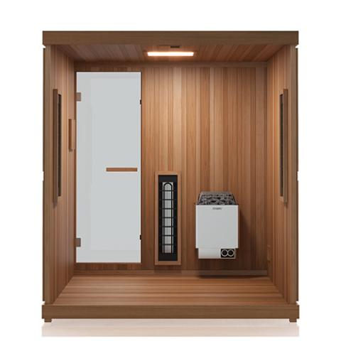 Finnmark Designs Trinity 4-Person Infrared & Traditional Steam Sauna - FD-5